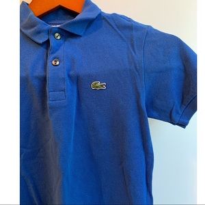 Boys Blue Lacoste 🐊 Polo